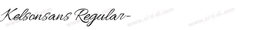 Kelsonsans Regular字体转换 Kelsonsans Regular字体转换